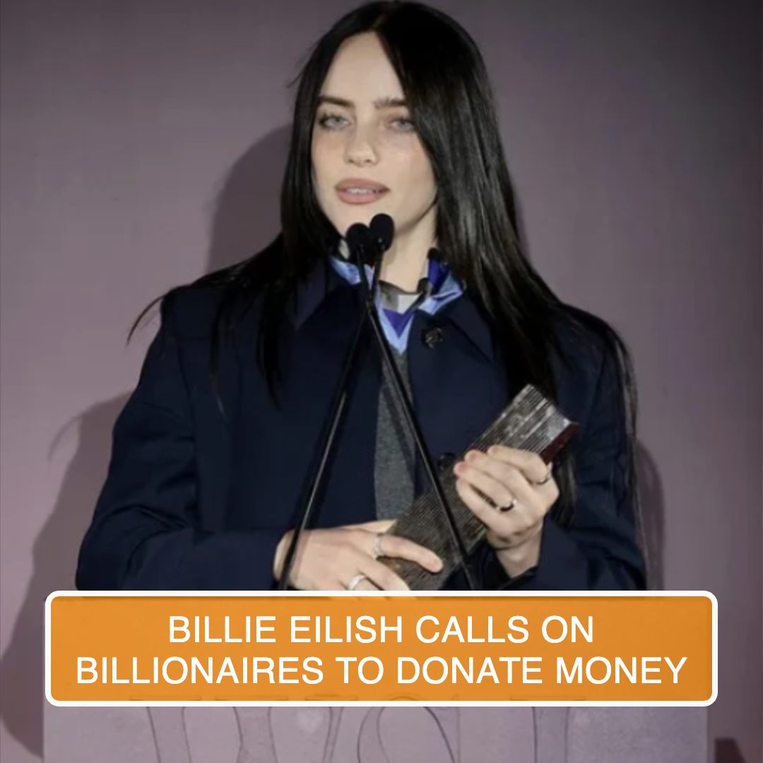 Billie Eilish Calls On Billionaires To Donate Money - Reference Image