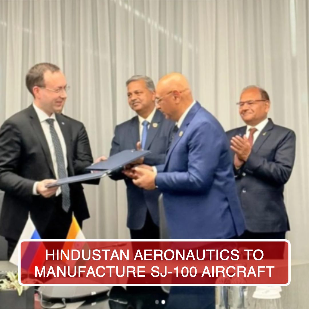 Hindustan Aeronautics to Manufacture SJ-100 Aircraft - Reference Image