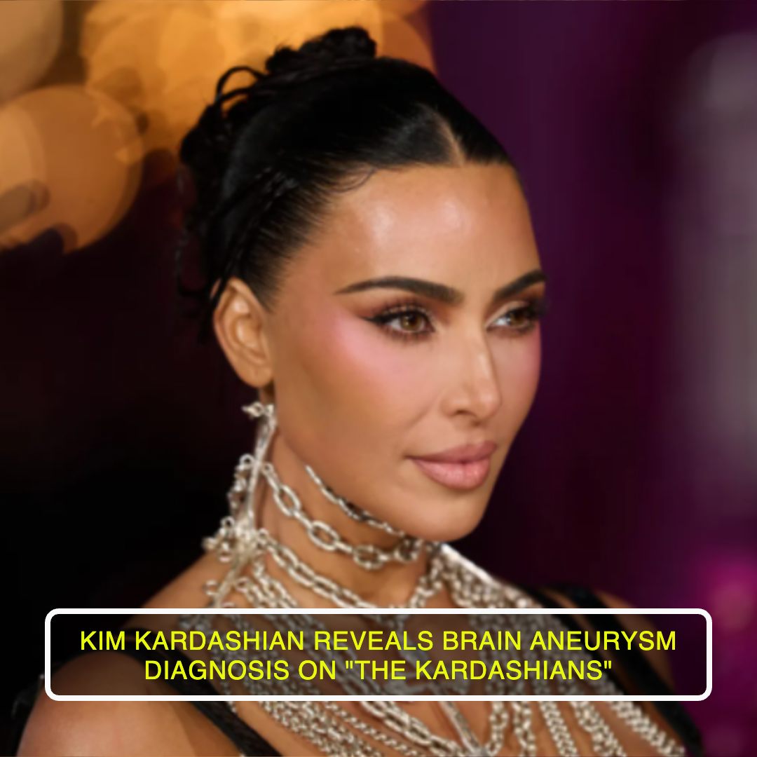 Kim Kardashian Reveals Brain Aneurysm Diagnosis on "The Kardashians" - Reference Image