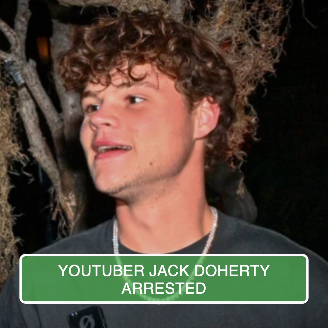 YouTuber Jack Doherty Arrested In Miami On Drug Charges
